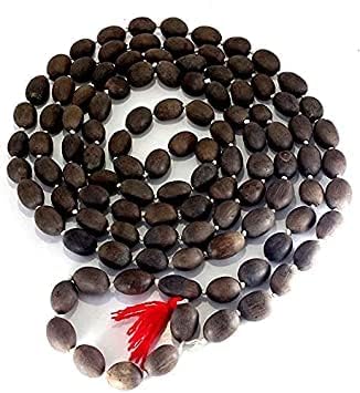 SHREE AASHIRWAD Kamal Gatta Ki Mala | Japa Mala | 108 Lotus Seeds Mala | Lakshmi Puja Mala | Natural Seeds 108 Mala Beads | 8 mm Length | for Wearing & Jaap