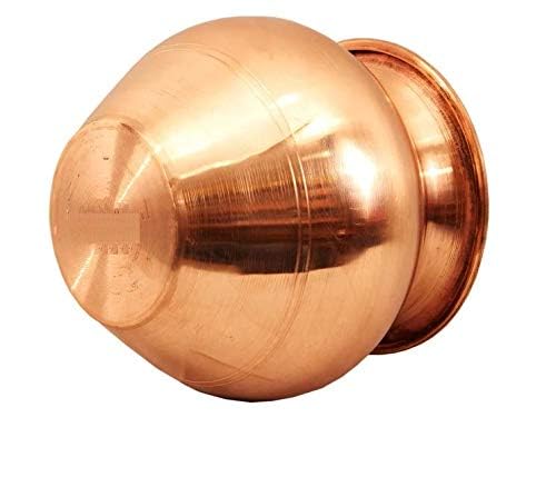 SHREE AASHIRWAD Copper Lota, Traditional Water Vessel, 200ml, Handmade