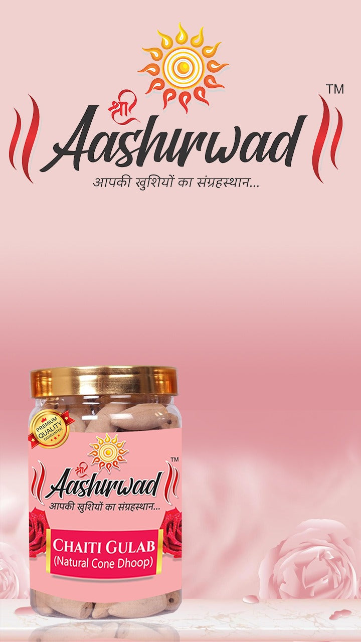 Chaiti Gulab (Natural Dhoop Cones)