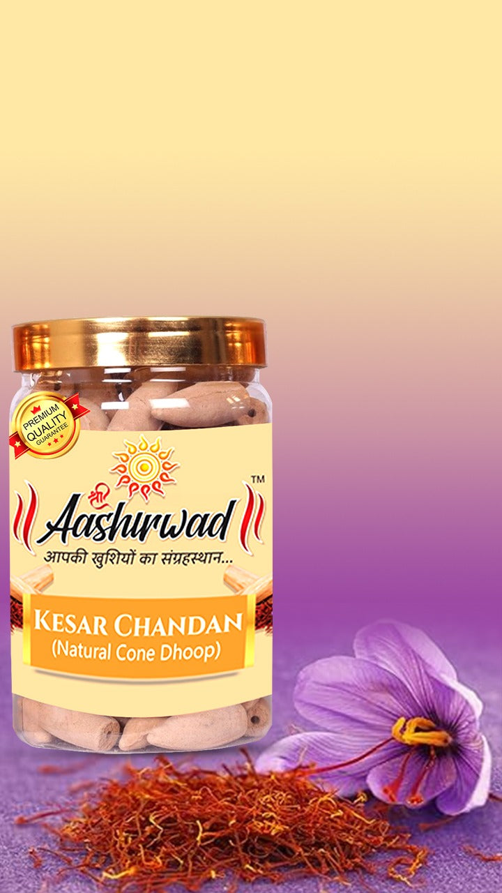Kesar Chandan (Natural Dhoop Cone)